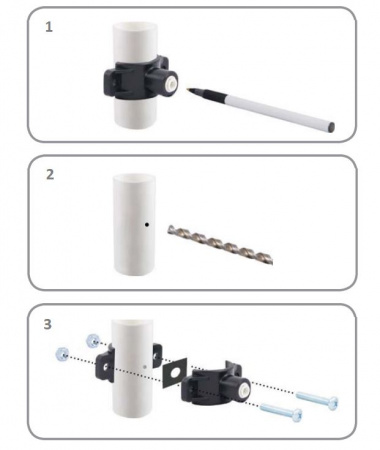 Дренажный хомут для систем обратного осмоса 3/8"