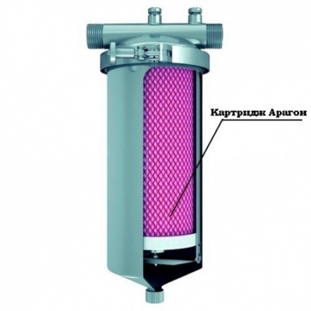 Гейзер Тайфун 10ВВ с картриджем Арагон 3