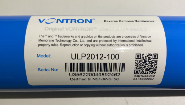 Мембрана ULP2012 Vontron 100 (до 400л в сутки)
