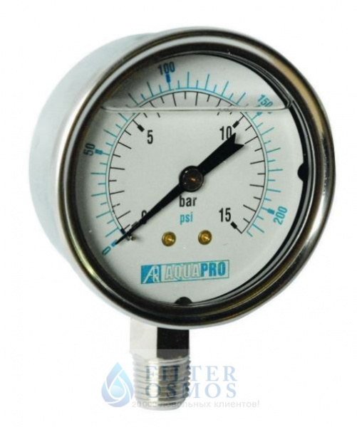 Манометр вертикального типа GAUGE-V15