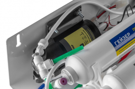 Гейзер Престиж ПМ (бак 12 л), кран №7, c насосом и минерализатором