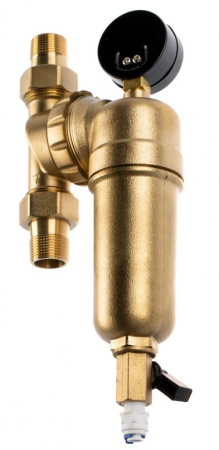 Гейзер Бастион 7508095201 с манометром, поворотный механизм 3/4"