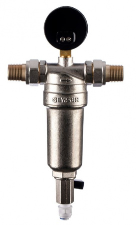 Гейзер Бастион 7508165201 1/2"  с манометром для горячей воды