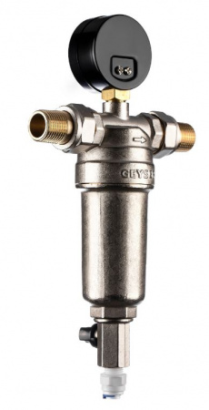 Гейзер Бастион 7508165201 1/2"  с манометром для горячей воды