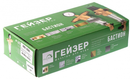 Гейзер Бастион 7508165201 1/2"  с манометром для горячей воды