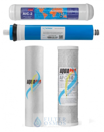 Aquapro набор картриджей для AP-580 с мембраной и постфильтром