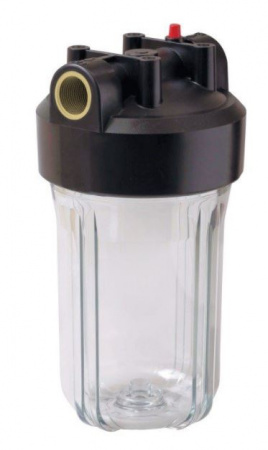 Гейзер корпус 10ВВ прозрачный с латунными вставками